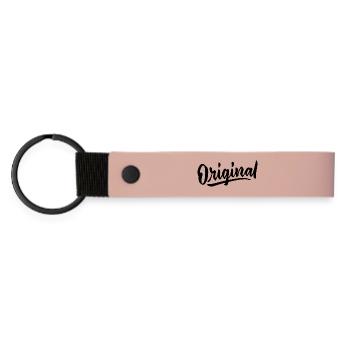 Original Unique Design Exclusive Trendy Creation - Matte Pu Keyring - pink - Front