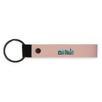 Je suis tombé amoureux de Madrid - Spain Fun - Porte-clés en PU mat - rose - Devant