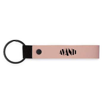 Avanti - Porte-clés en PU mat - rose - Devant