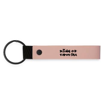 Le Roi de la Capoeira - Porte-clés en PU mat - rose - Devant
