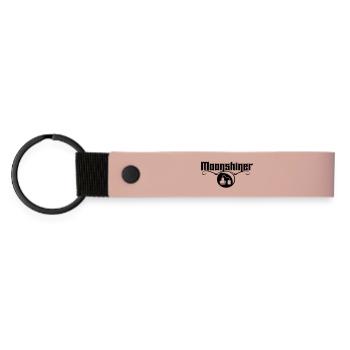 moonshiner schnaps whisky distiller party around sail around - Matte Pu Keyring - pink - Front