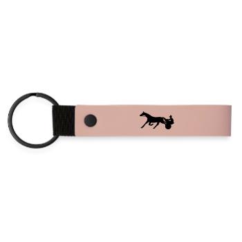 Harness Racing - Porte-clés en PU mat - rose - Devant