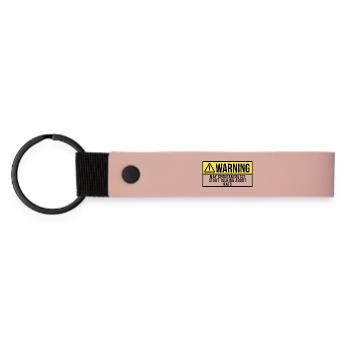 Rat - Matte Pu Keyring - pink - Front