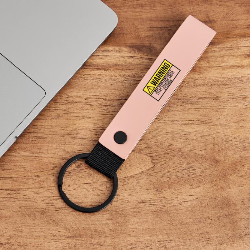 Python Matte PU Schlüsselanhänger