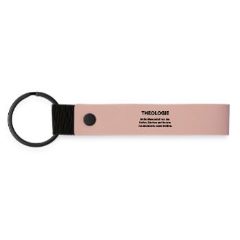 Theologie: Des Kaisers neue Kleider - Matte PU Schlüsselanhänger - Rosa - Vorne