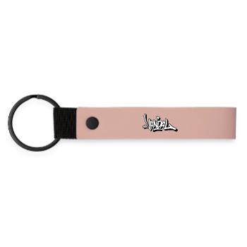 Journée du vandale - Porte-clés en PU mat - rose - Devant