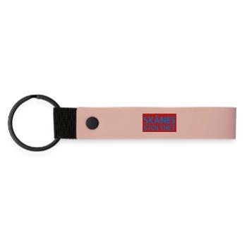 Der Stolz von Skåne - Matte PU Schlüsselanhänger - Rosa - Vorne