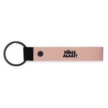 Kölle Alaaf! Kölner Karneval in Köln - Matte PU Schlüsselanhänger - Rosa - Vorne