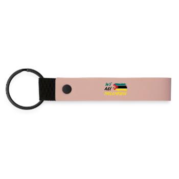 Nous sommes le Mozambique - Porte-clés en PU mat - rose - Devant