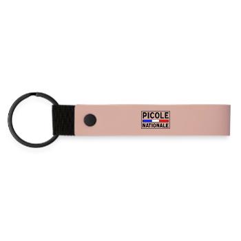 Picole Nationale nouveau design - Porte-clés en PU mat - rose - Devant