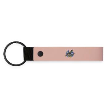 P-47 Thunderbolt - Matte PU Schlüsselanhänger - Rosa - Vorne