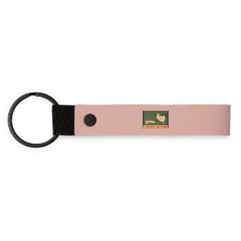 Famille de poulet - Family First Design - Porte-clés en PU mat - rose - Devant