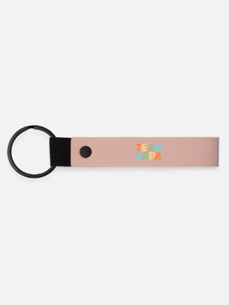 Mutter Team Mama - Matte PU Schlüsselanhänger - Rosa