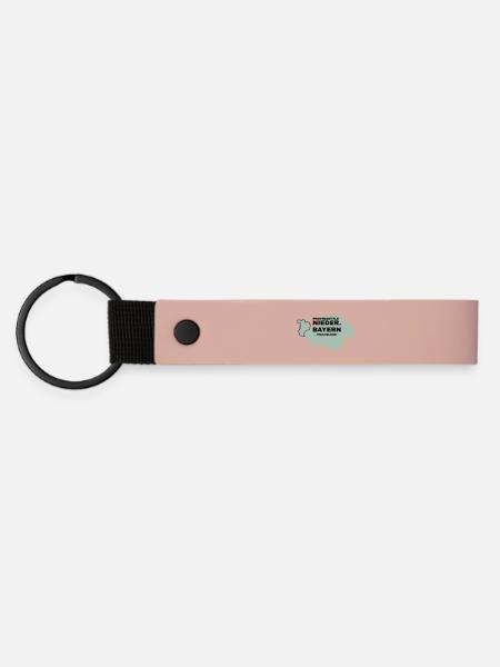 Niederbayern | KELHEIM - Matte PU Schlüsselanhänger - Rosa