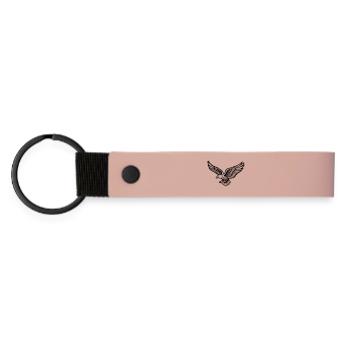 eagle - Matte Pu Keyring - pink - Front