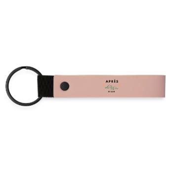 Après Ski Club - Matte Pu Keyring - pink - Front