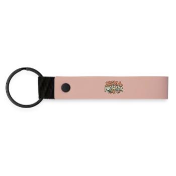 Nema Problema Shirt Drôle Balkan Jugo Gift - Porte-clés en PU mat - rose - Devant
