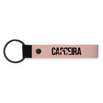 capoeira - Matte PU Schlüsselanhänger - Rosa - Vorne
