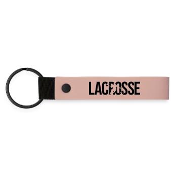 lacrosse - Matte Pu Keyring - pink - Front