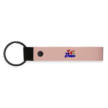 Swinging Dance Line T-Shirt - Matte Pu Keyring - pink - Front
