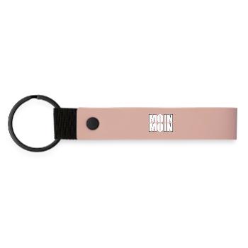 MOIN MOIN - Matte PU Schlüsselanhänger - Rosa - Vorne