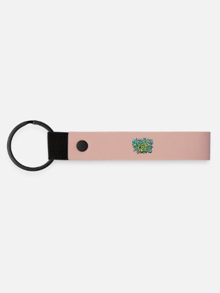 Urban Vibes - Matte PU Schlüsselanhänger - Rosa