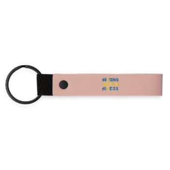 swedish death - Matte Pu Keyring - pink - Front