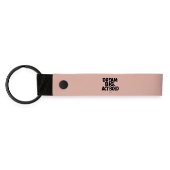 You're the best gift of my life - Matte Pu Keyring - pink - Front