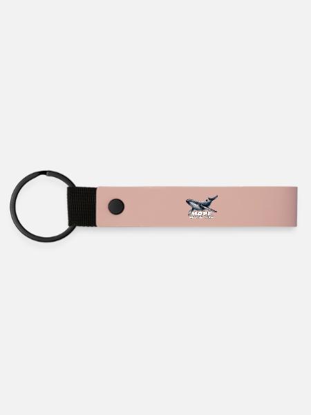 Hope Rettungsteam Wal Ostsee - Matte PU Schlüsselanhänger - Rosa