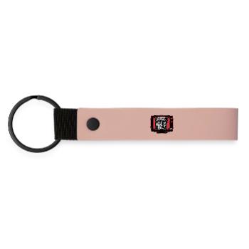 TV 02 - Matte PU Schlüsselanhänger - Rosa - Vorne