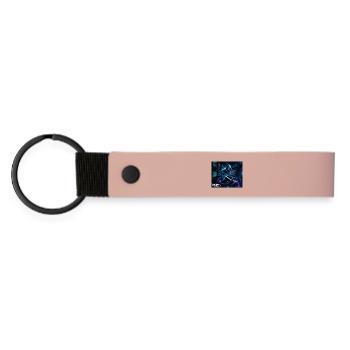 Graffiti Anime Samouraï - Porte-clés en PU mat - rose - Devant