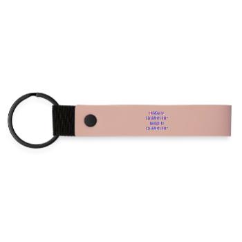 Hands Up Music Dancecore Merch - Porte-clés en PU mat - rose - Devant