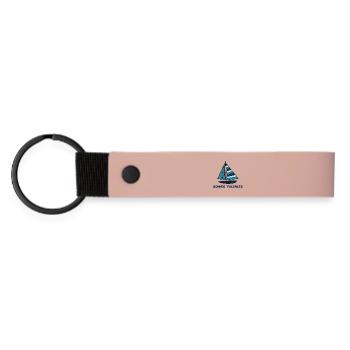 GELIEBTE. MEISTER. LEHRER. SCHULE - Matte PU Schlüsselanhänger - Rosa - Vorne