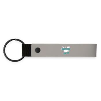 Master 2026 Diplôme - Porte-clés en PU mat - gris clair - Devant