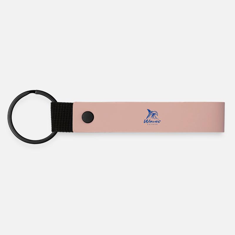 Waves Catcher Surf Graphismes - Porte-clés en PU mat - rose