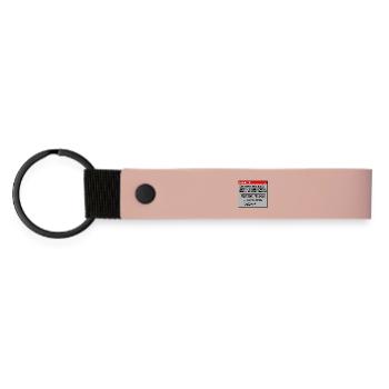 Erreur système : Besoin de sommeil - Porte-clés en PU mat - rose - Devant