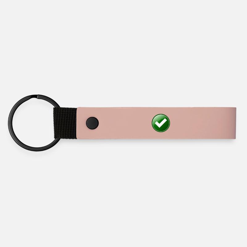 Approved - Matte Pu Keyring - pink