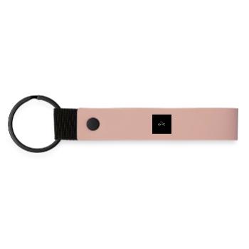 Bicycle - Matte Pu Keyring - pink - Front