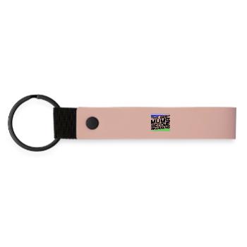 Cool Oma Statement Großmutter Glückwunsch - Matte PU Schlüsselanhänger - Rosa - Vorne