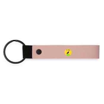 Saint-Pierre und Miquelon - Matte PU Schlüsselanhänger - Rosa - Vorne