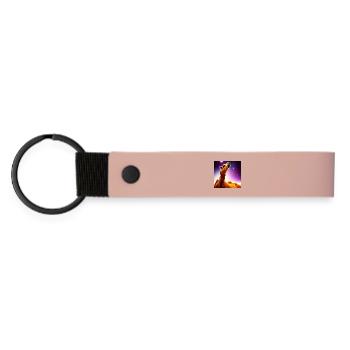 Dromedary Camel - Navire du désert - Porte-clés en PU mat - rose - Devant
