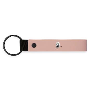 Amateur de café - Porte-clés en PU mat - rose - Devant