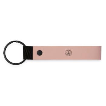 Ostsee Süchtig - Matte PU Schlüsselanhänger - Rosa - Vorne