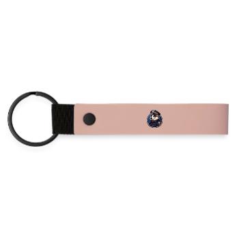 Badger Police - Matte Pu Keyring - pink - Front