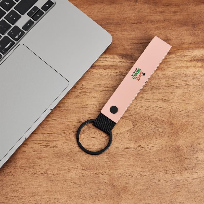 Matte Pu Keyring