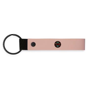 Neon Geometric Icons - Native Freestyle - Porte-clés en PU mat - rose - Devant