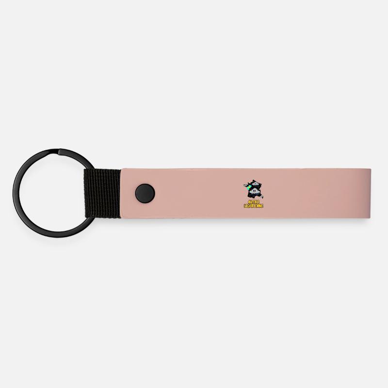 Météo Ligérienne - Porte-clés en PU mat - rose
