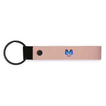 Basque Beret FRANCE - Table Tennis - Matte Pu Keyring - pink - Front