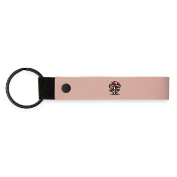 Champignons Fungo Funghi - Porte-clés en PU mat - rose - Devant