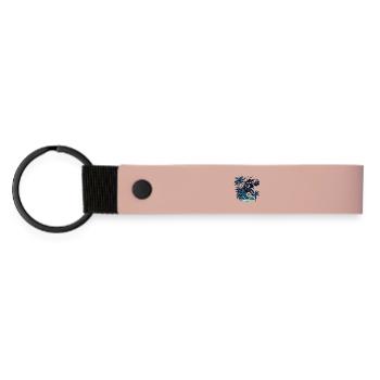 T-Rex rugit dinosaure Dino cadeau - Porte-clés en PU mat - rose - Devant